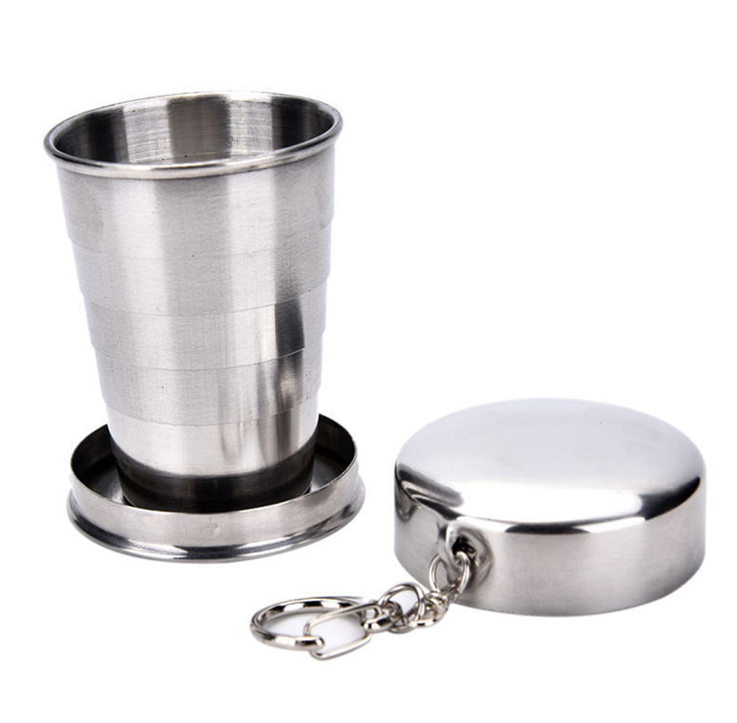 Vaso Ecológico plegable acero portátil